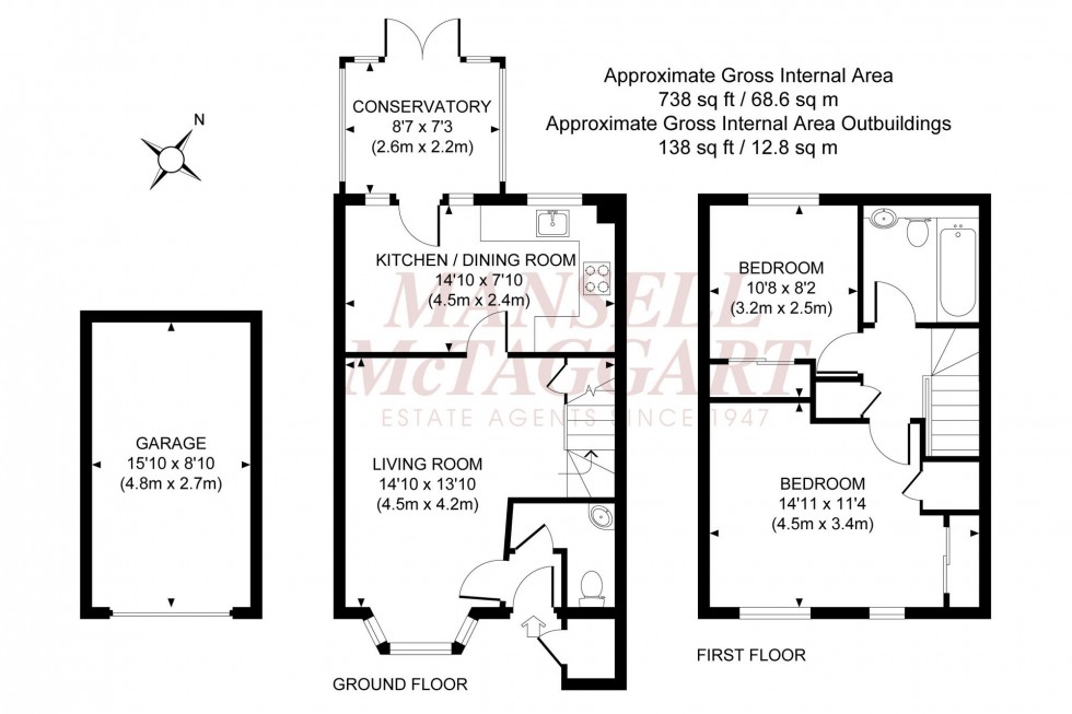 Floorplan for Withy Bush, Burgess Hill, RH15