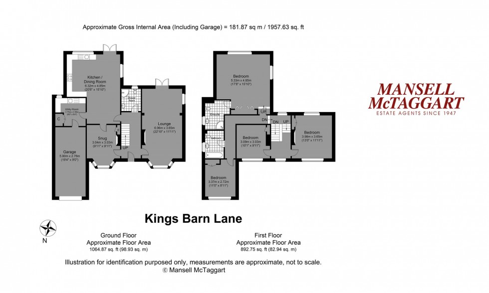 Floorplan for Kings Barn Lane, Steyning, BN44
