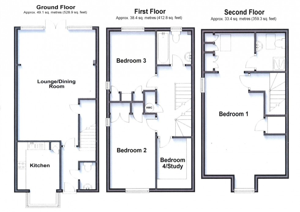 Floorplan for Barncroft Drive, Lindfield, RH16