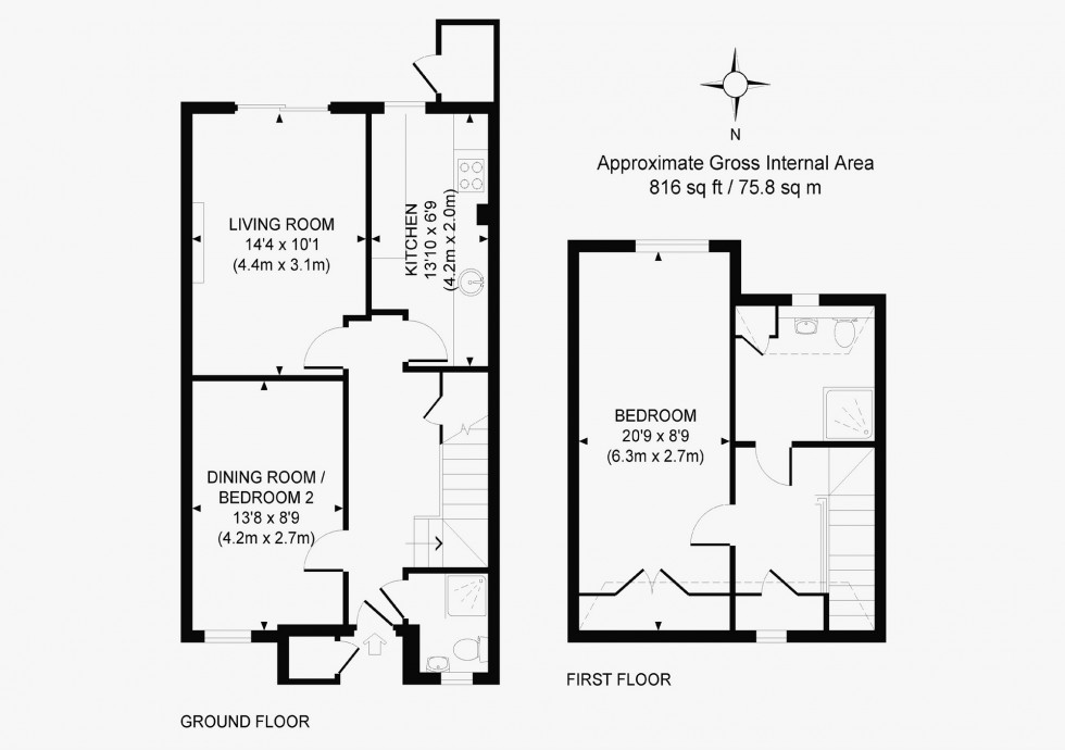 Floorplan for Tower House Close, Cuckfield, RH17