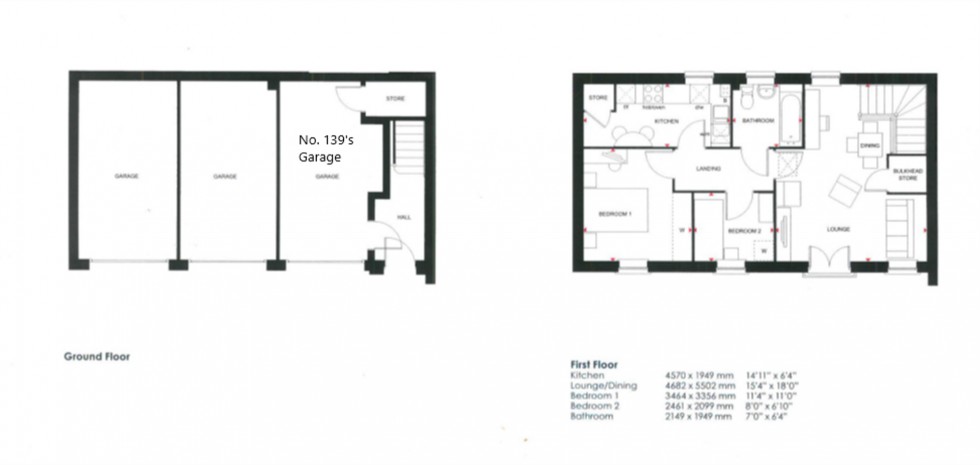 Floorplan for Virginia Drive, Haywards Heath, RH16