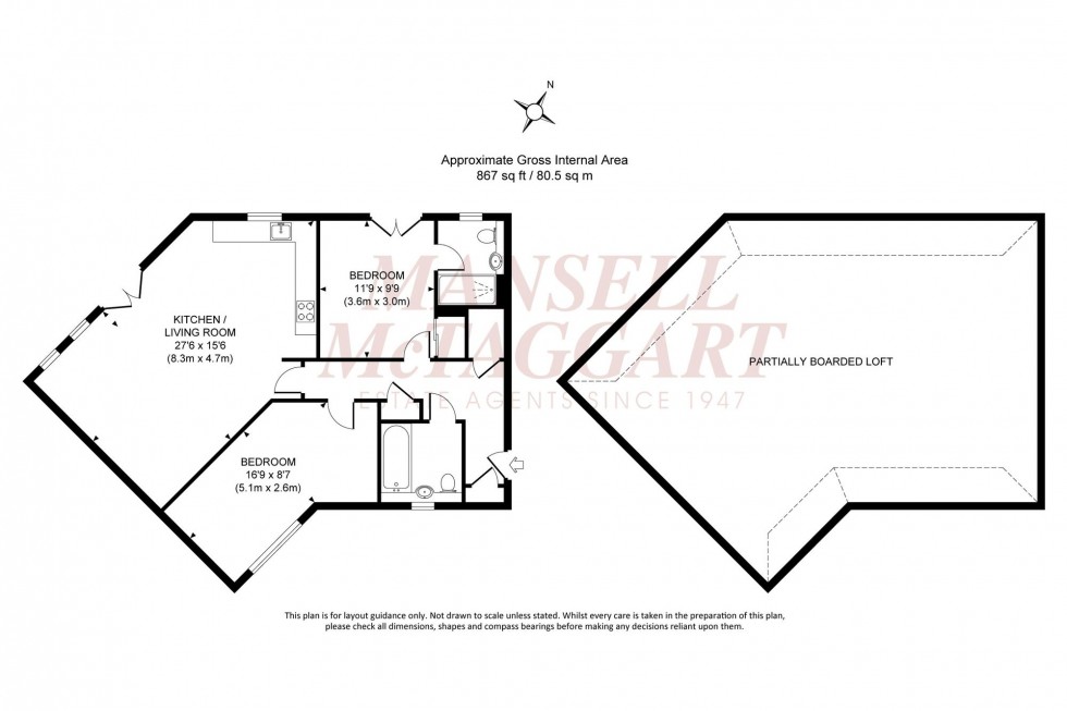 Floorplan for Craftmans Crescent, Priory Court, RH15