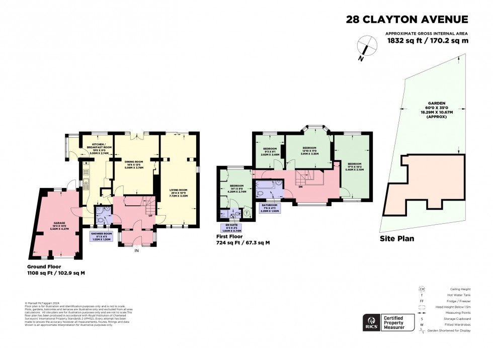 Floorplan for Clayton Avenue, Hassocks, BN6