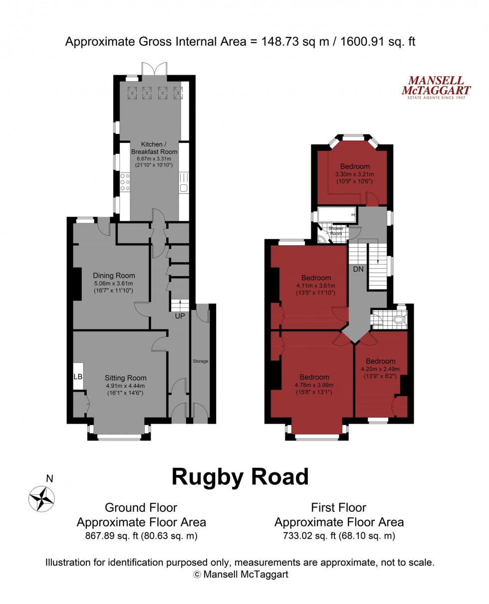 Floorplan for Rugby Road, Brighton, BN1