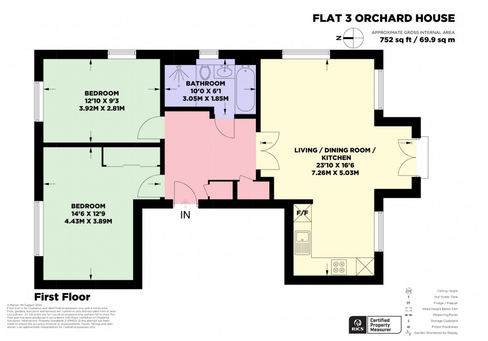 Floorplan for Orchard Lane, Orchard House, BN6