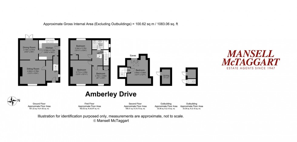 Floorplan for Amberley Drive, Hove, BN3
