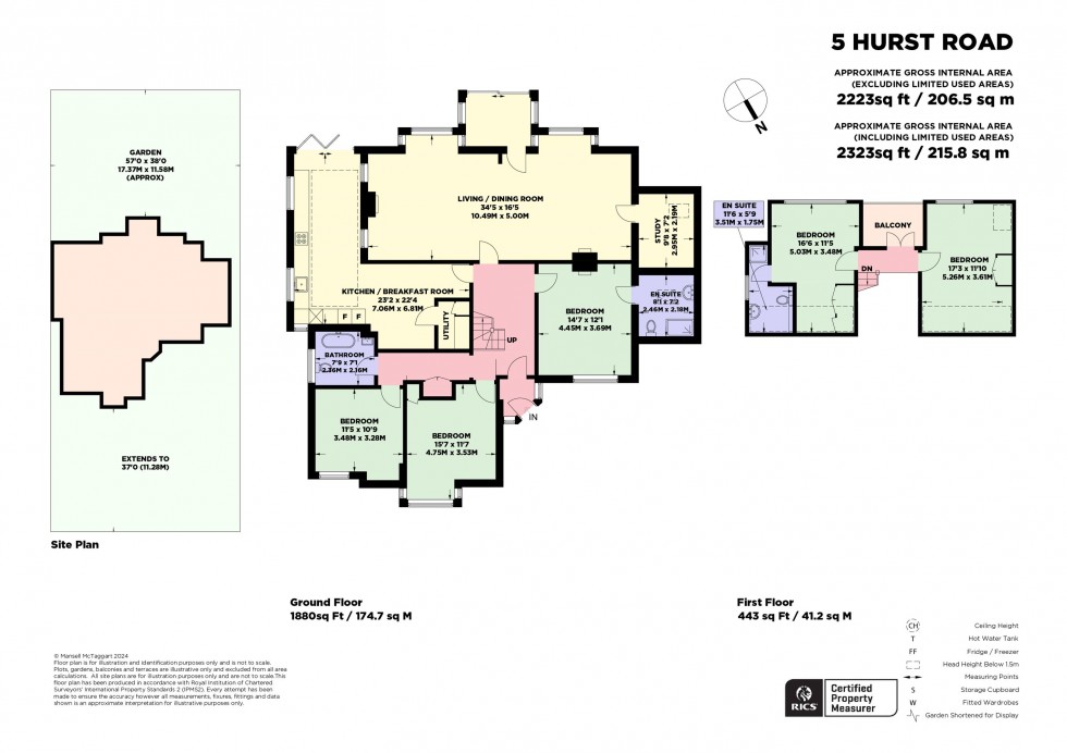 Floorplan for Hurst Road, Hassocks, BN6