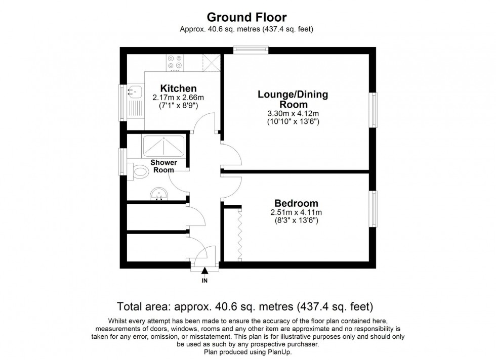 Floorplan for Black Swan Close, Pease Pottage, RH11