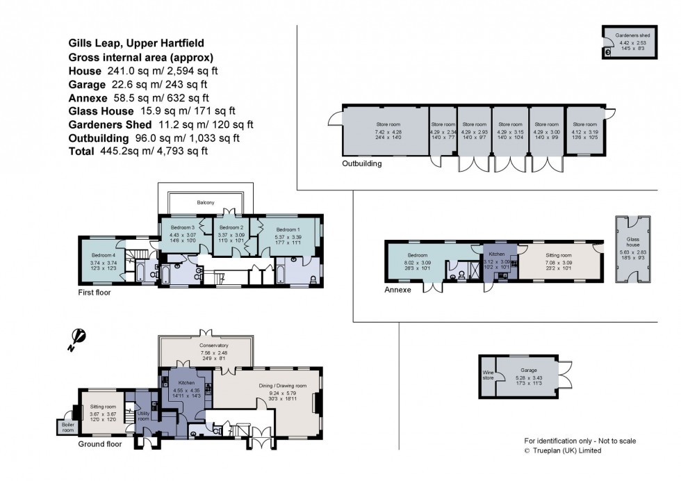 Floorplan for Cat Street, Upper Hartfield, TN7