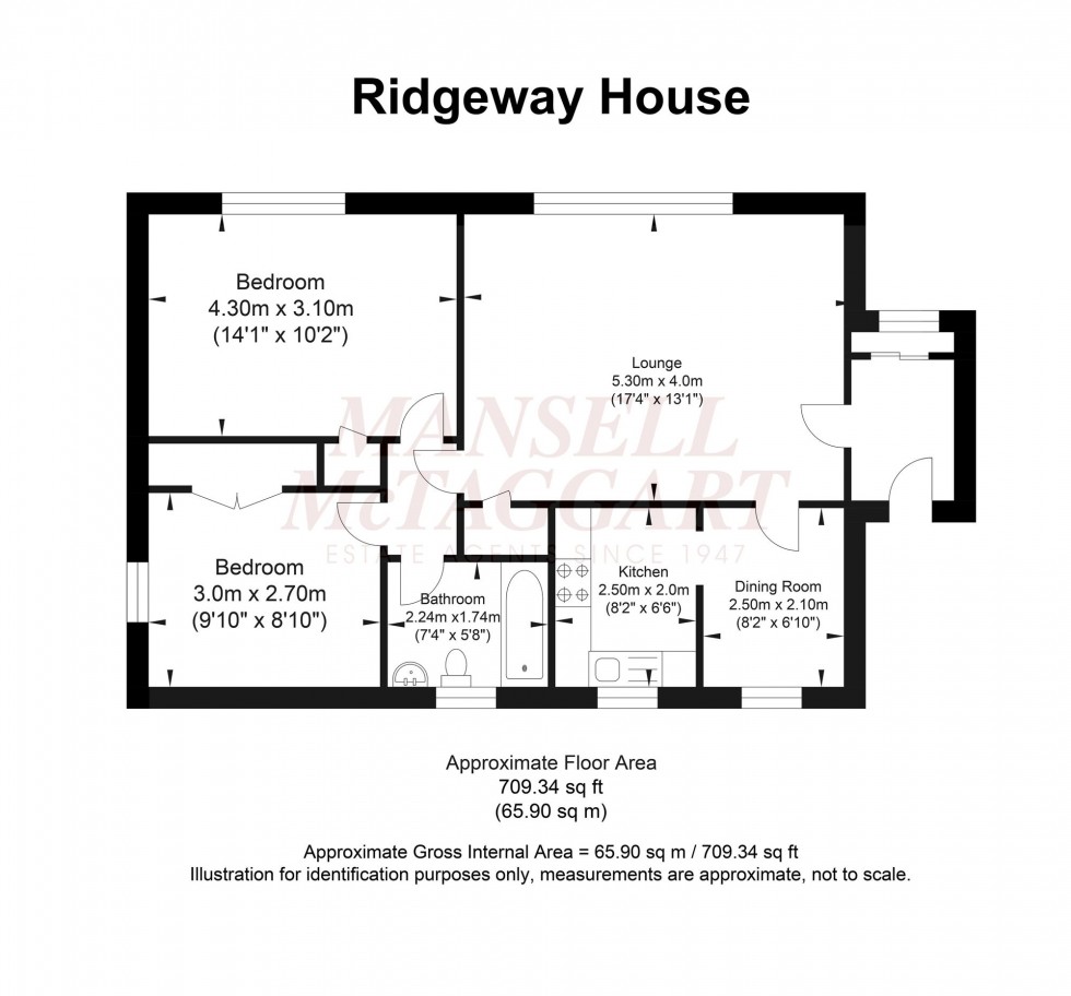 Floorplan for The Crescent, Ridgeway House The Crescent, RH6