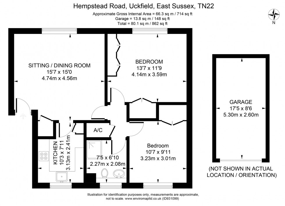 Floorplan for Hempstead Road, Lawrence House Hempstead Road, TN22