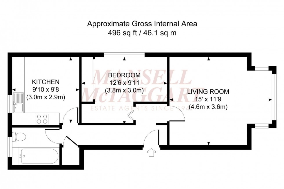 Floorplan for Mill Road, Burgess Hill, RH15
