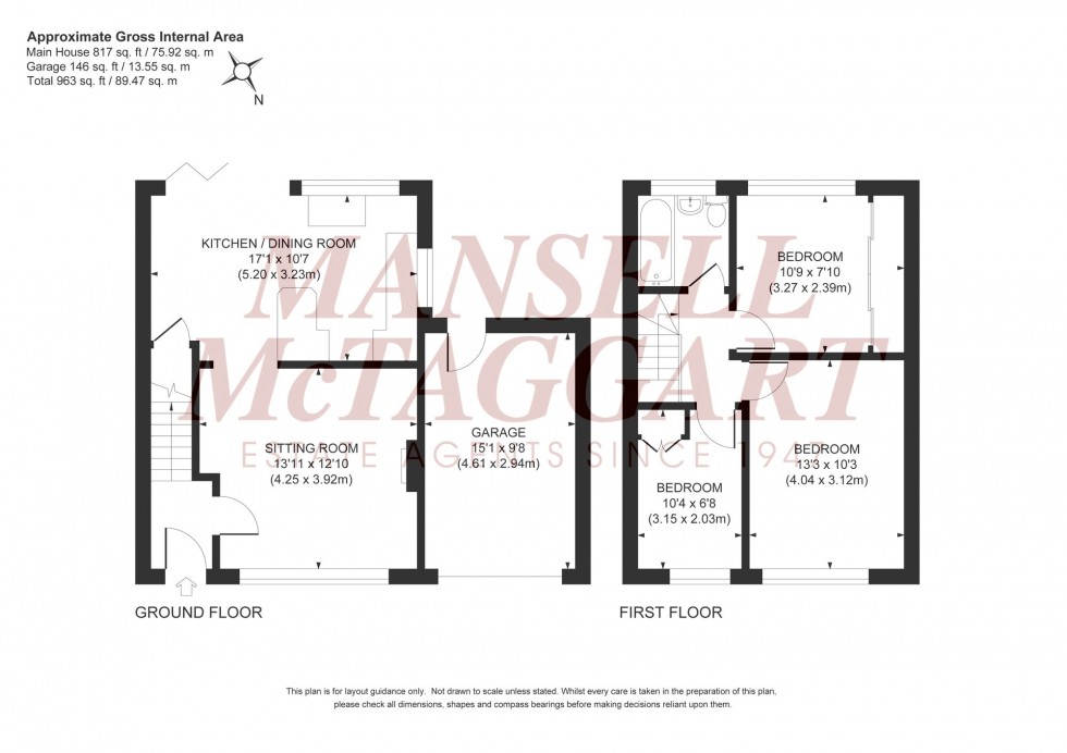 Floorplan for Orchard Road, Burgess Hill, RH15