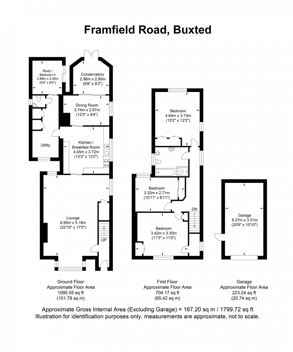 Floorplan for Framfield Road, Buxted, TN22