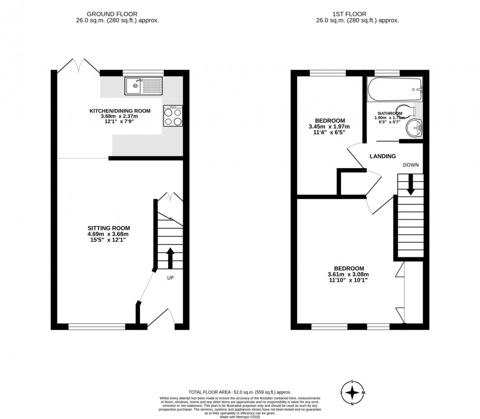 Floorplan for Staffords Place, Horley, RH6