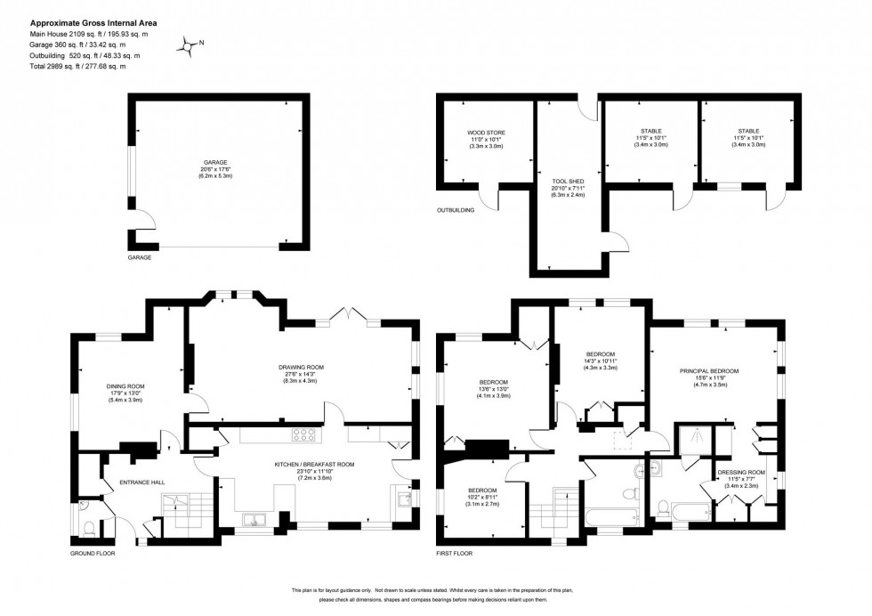 Floorplan for Broxmead Lane, Cuckfield, RH17