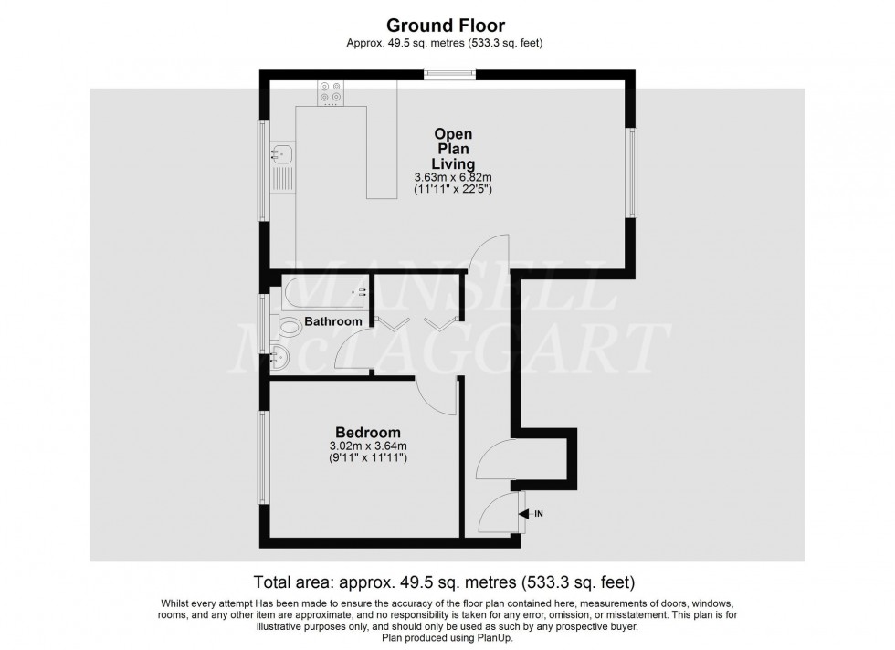 Floorplan for Caburn Court, Crawley, RH11