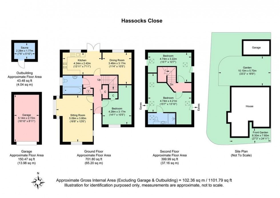 Floorplan for Hassocks Close, Hassocks, BN6