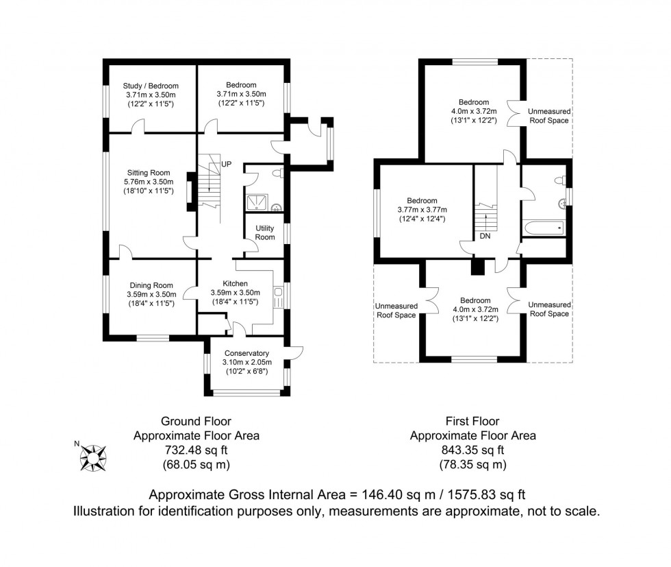 Floorplan for Glenmore Road East, Crowborough, TN6