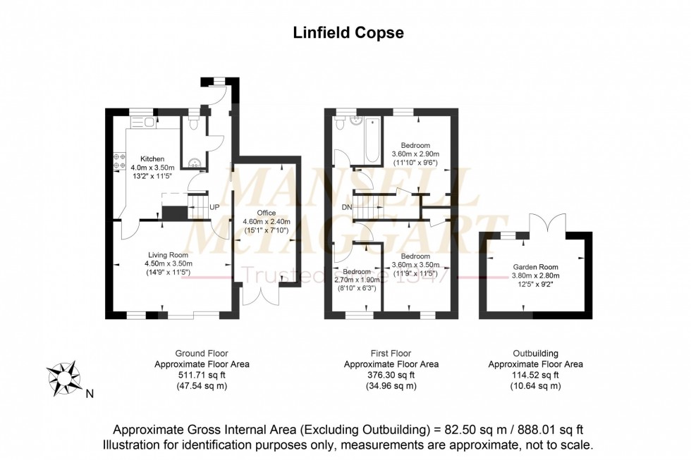 Floorplan for Linfield Copse, Thakeham, RH20