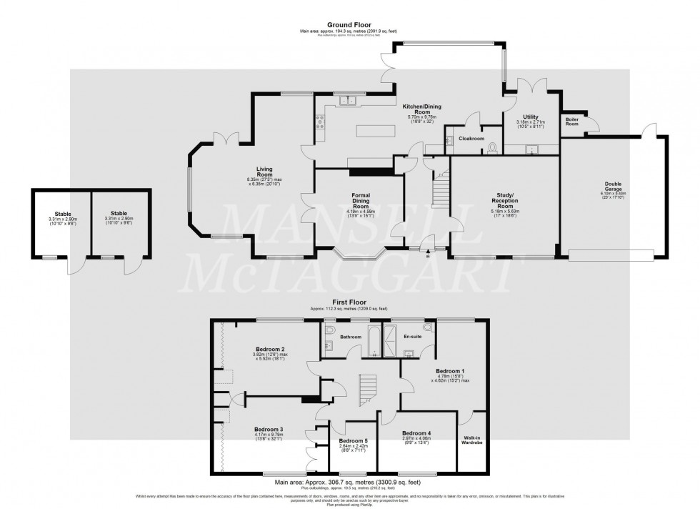 Floorplan for Moor Lane, Dormansland, RH7