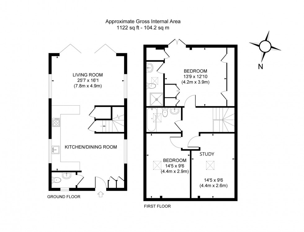 Floorplan for 47A Wivelsfield Road, Haywards Heath, RH16