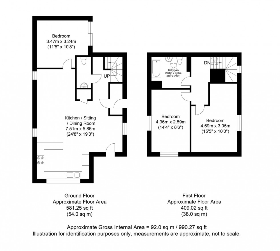Floorplan for Crowborough Hill, Craigmore Hall Crowborough Hill, TN6