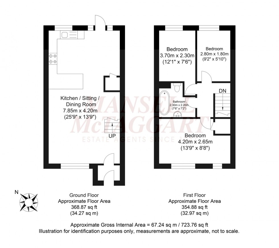 Floorplan for Eastcroft Mews, Horsham, RH12