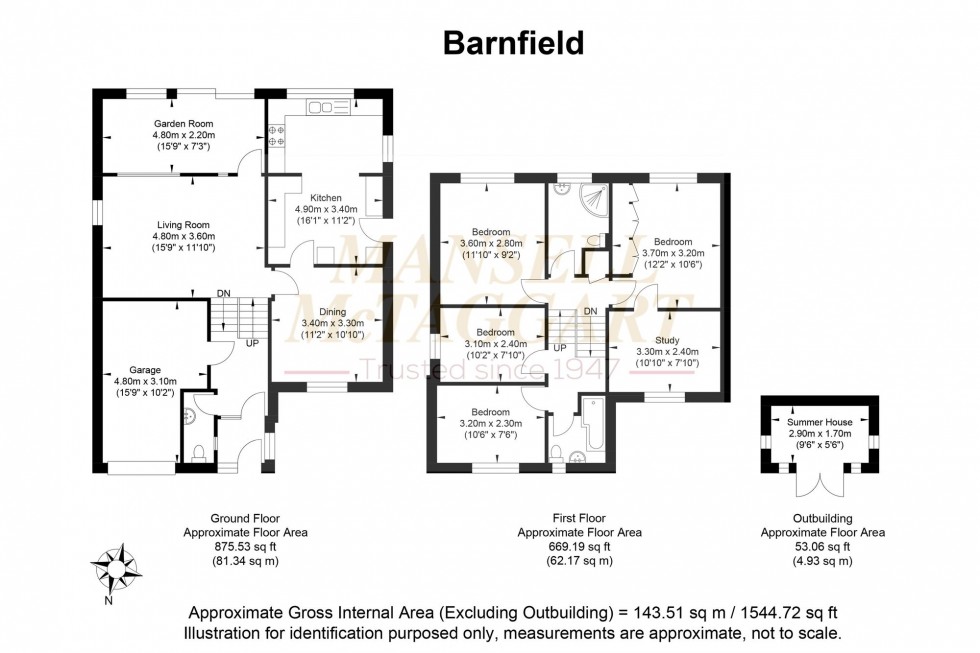 Floorplan for Barnfield, Crowborough, TN6