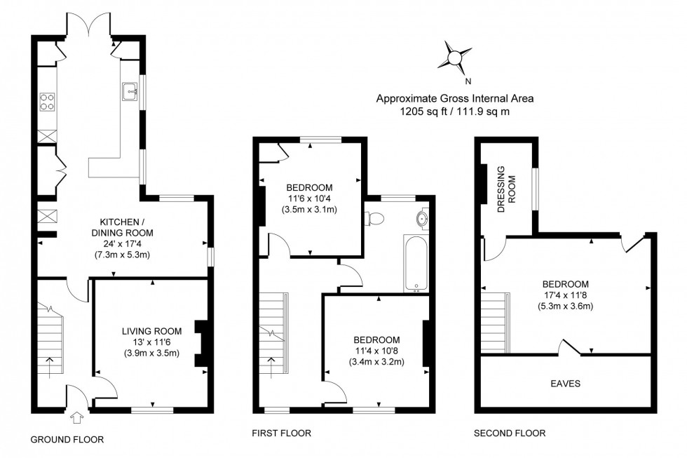 Floorplan for Cowfold Road, Bolney, RH17