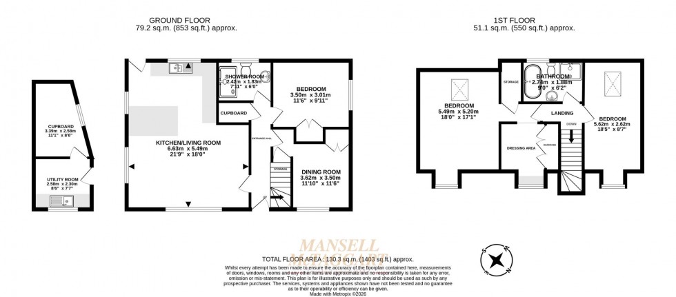 Floorplan for Hermitage Road, East Grinstead, RH19