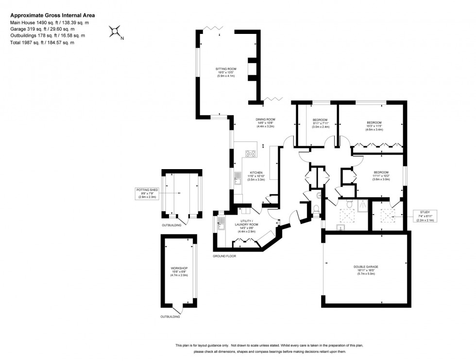 Floorplan for College Road, Ardingly, RH17