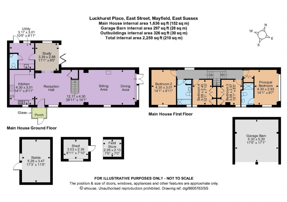Floorplan for East Street, Mayfield, TN20