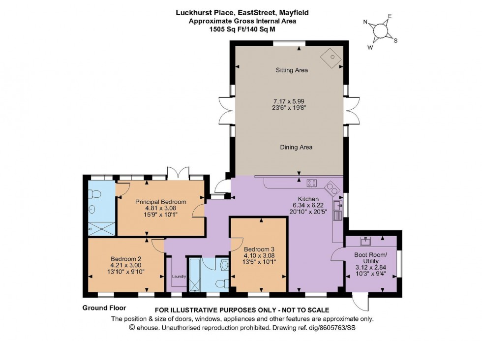 Floorplan for East Street, Mayfield, TN20