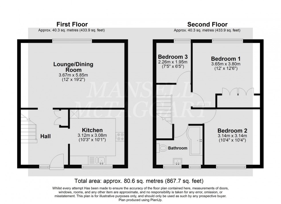 Floorplan for Maypole Road, Ashurst Wood, RH19