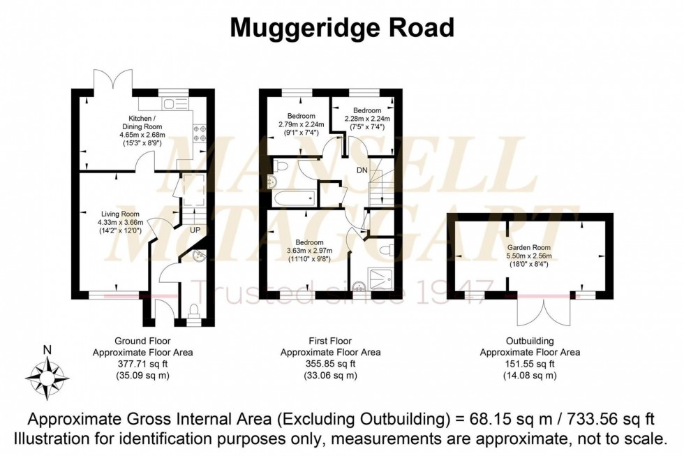 Floorplan for Muggeridge Road, Billingshurst, RH14