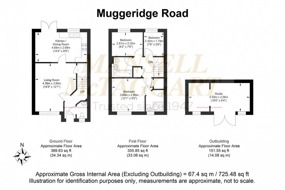 Floorplan for Muggeridge Road, Billingshurst, RH14