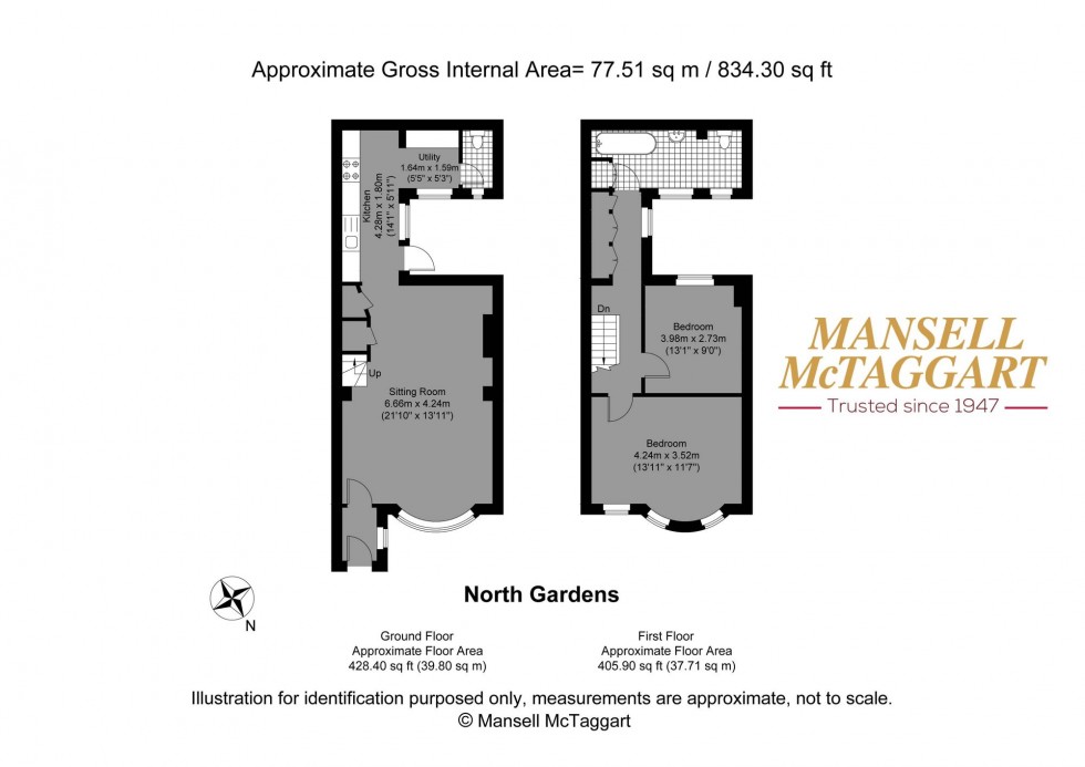 Floorplan for North Gardens, Brighton, BN1