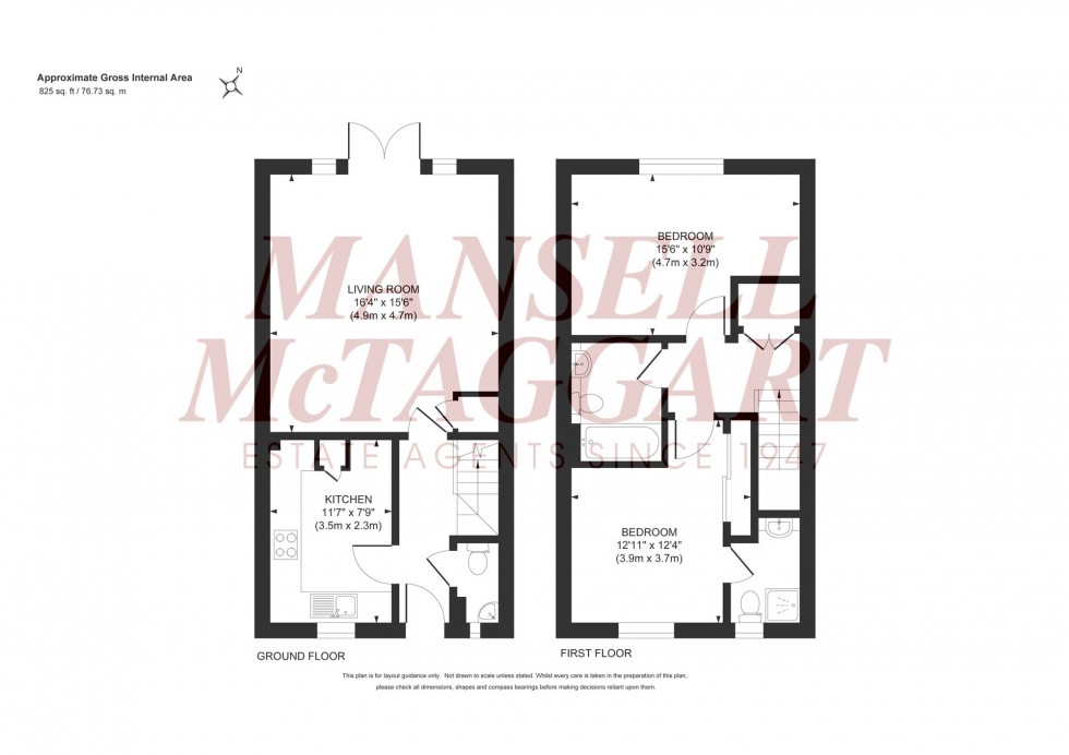 Floorplan for Bonnet Lane, Burgess Hill, RH15