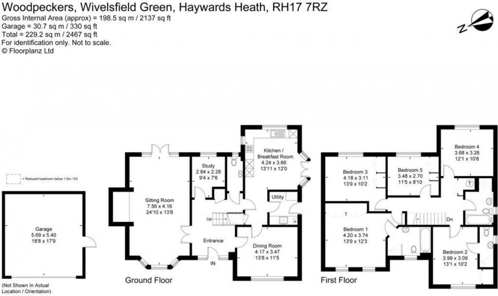 Floorplan for 4 Highview Place, Wivelsfield Green, RH17