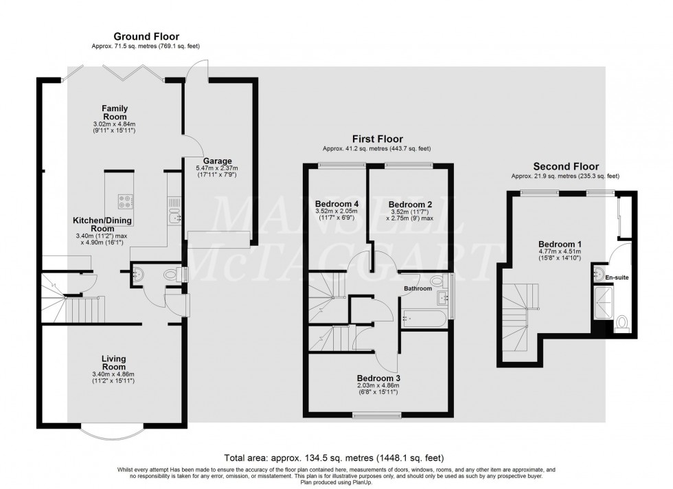 Floorplan for Hazel Way, Crawley Down, RH10