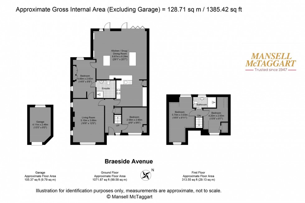 Floorplan for Braeside Avenue, Brighton, BN1