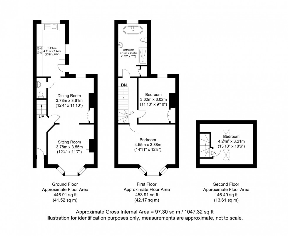 Floorplan for Toronto Terrace, Lewes, BN7