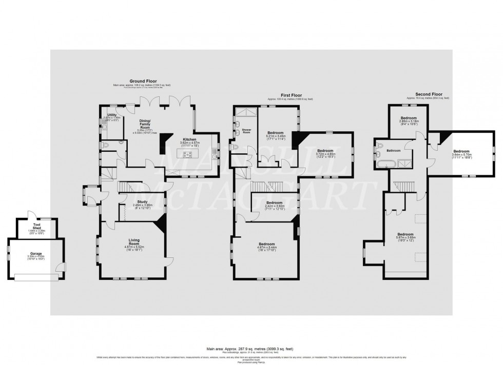 Floorplan for Dale Road, Forest Row, RH18