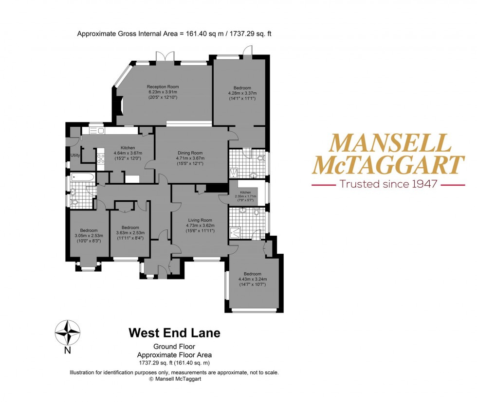 Floorplan for West End Lane, Henfield, BN5