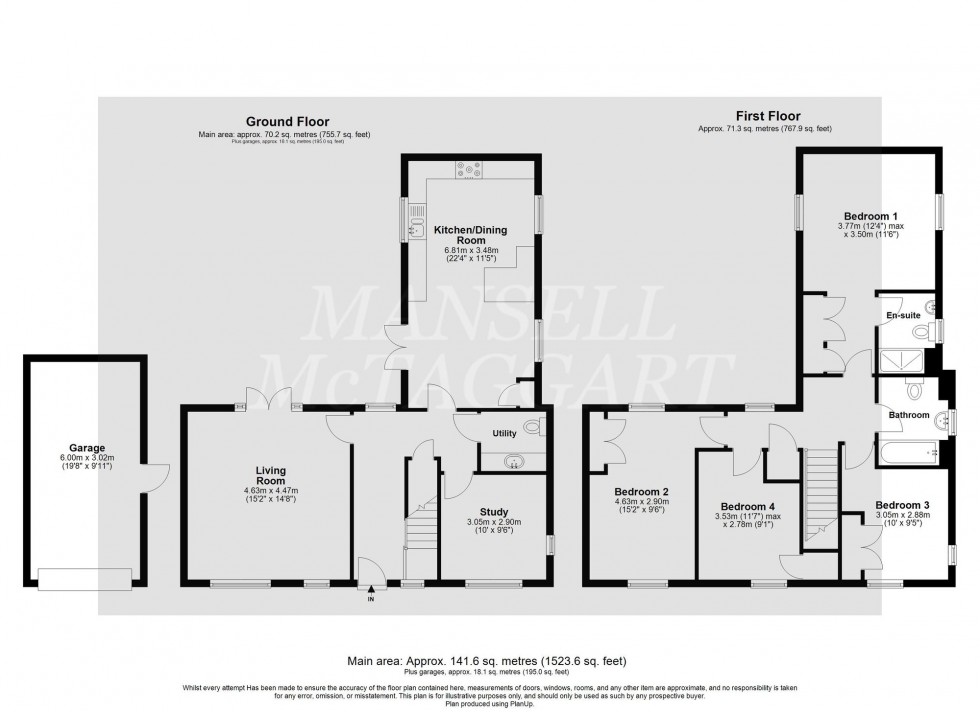 Floorplan for Gibby Road, Copthorne, RH10