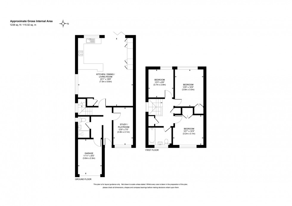 Floorplan for Barnmead, Haywards Heath, RH16