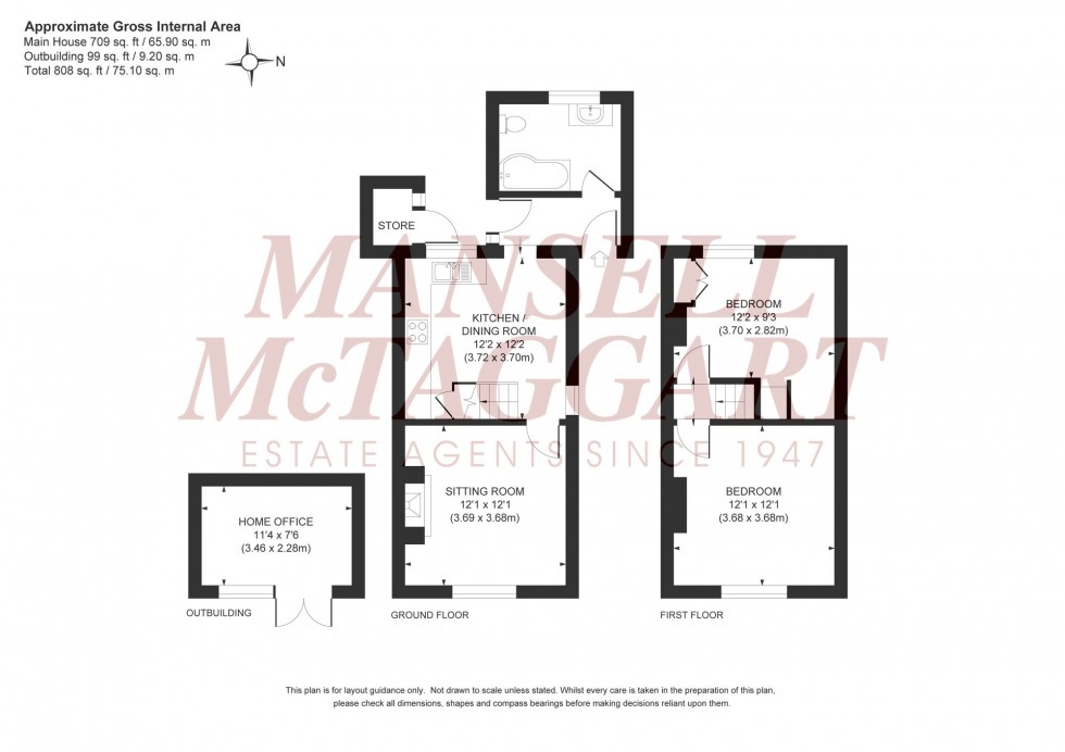 Floorplan for Junction Road, Burgess Hill, RH15