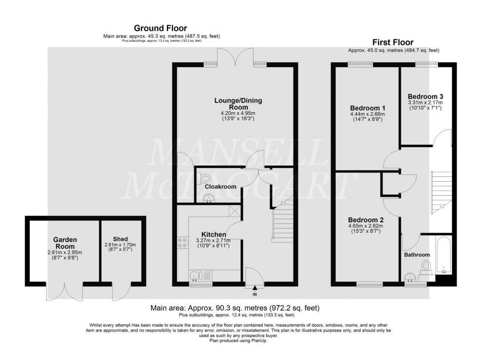Floorplan for Breezehurst Drive, Bewbush, RH11