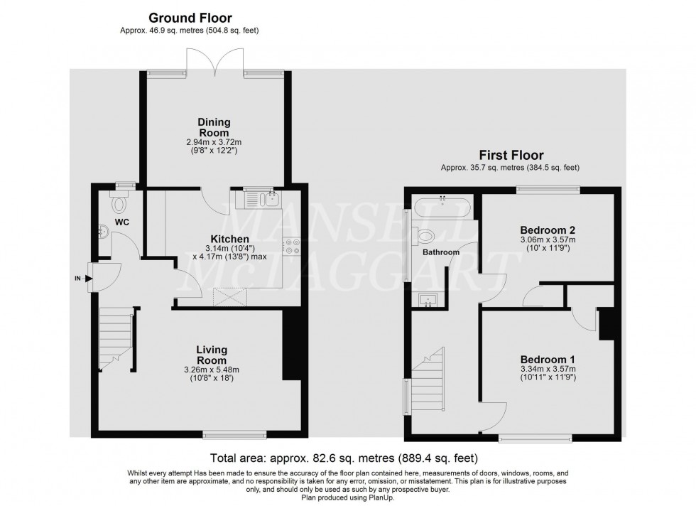 Floorplan for Ashdown Drive, Crawley, RH10